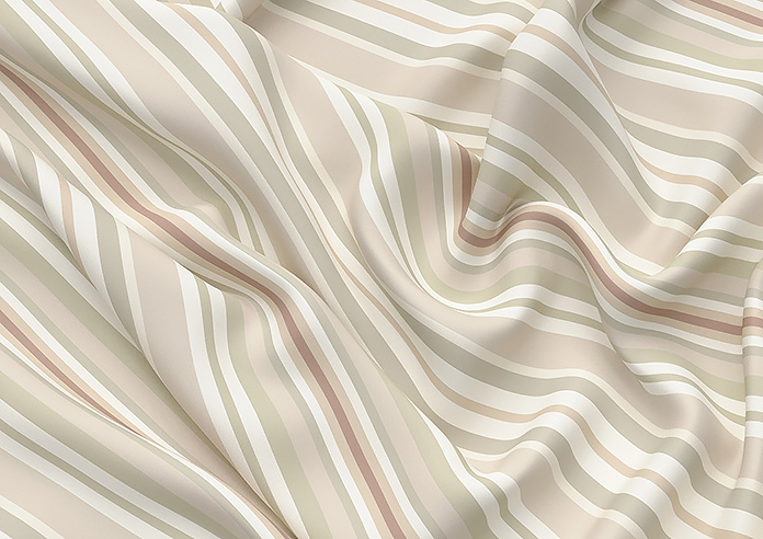 The British Stripe Co. Elizabeth, Dover No.1 - Roman Blind - Image 4